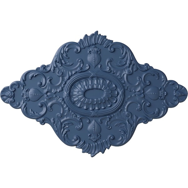 Ekena Millwork Ashford Ceiling Medallion, Hand-Painted Americana, 42 3/4"W x 28 7/8"H x 1"P CM42X28ASAMF - main